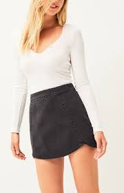 Pacsun Black Tulip Skirt
