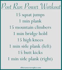 post run power workout