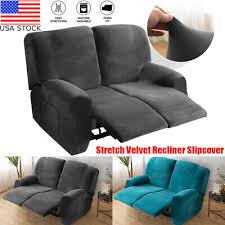 Stretch Velvet 2 Seater Sofa Cover