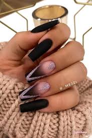 The aboriginal versions were annihilation added as the girls and women are actual appealing acquainted about their looks and personality. 13 Black Acrylic Nails And Polish Inspired Beauty