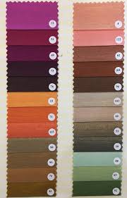Textile Color Chart Of Silk Linen Satin Ribbon Hemp