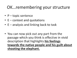 ppt shooting an elephant powerpoint presentation id  ok remembering your structure