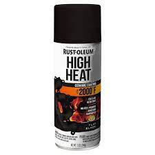 Rust Oleum 248903 6pk Automotive High Heat Spray Paint 12 Oz Flat Black 6 Pack