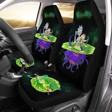 Monster Rick And Morty Car Seat Covers