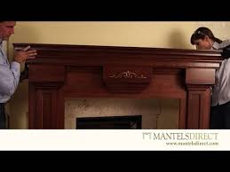 Wood Fireplace Mantel Surround