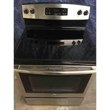 Gently Used Ge Stainless Glass Top