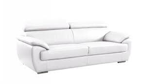 86 Captivating White Leather Sofa