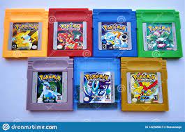 Pokemon Complete GBA Collection Games Editorial Photography - Image of  version, complete: 142206827