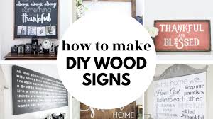 how to make easy diy wood signs