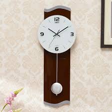 Wooden Wall Clock Pendulum Wall Clock