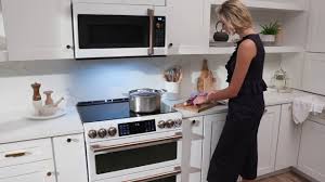 Wifi connect appliances deliver real, everyday convenience for real, everyday moments. White Matte Cafe Appliance Package Comes With Chef Connect Feature Youtube