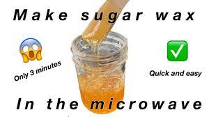 sugar wax in the microwave only 3