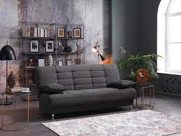 istikbal vegas dark gray sofa bed