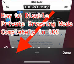 completely disable private browsing