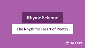 rhyme scheme the rhythmic of