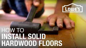 how to install solid hardwood floors