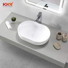 china thin edge bathroom solid surface