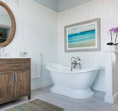 The simple pink graphics on. Coastal Wall Art Decor Ideas For The Bathroom Coastal Decor Ideas Interior Design Diy Shopping