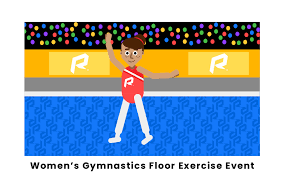 women s gymnastics floor exercise event