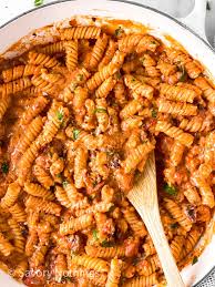 one pot creamy tomato pasta savory