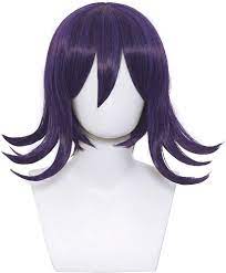 SL Purple Cosplay Wig for Kokichi Ouma Spiky Fluffy Unisex Anime Hair Wig  with Cap for Halloween Party : Buy Online at Best Price in KSA - Souq is  now Amazon.sa: Fashion