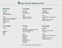 6 Week At Home Crossfit Inspired Workouts Week 1 Fitness