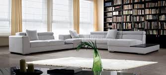grey microfiber modern sectional sofa w
