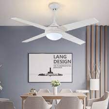 Remote Control Ceiling Fan Light Nordic