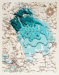 Woodenmap - Карта Ладожского озера