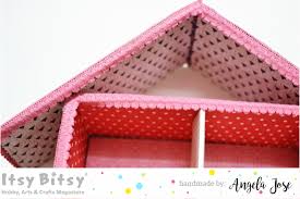 darling diy dollhouse with cardboard