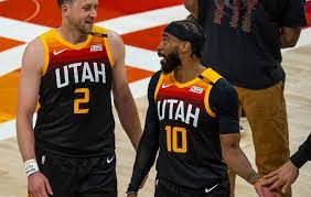 Mitchell leads jazz to game 4 win vs. Utah Jazz Shootaround Mike Conley Is Out Again Joe Ingles Talks Shooting Struggles And Paul George Rivalry