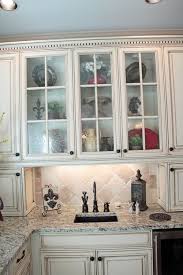Tuscan Kitchen Glass Kitchen Cabinet