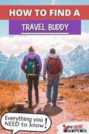 how to find a travel buddy and keep