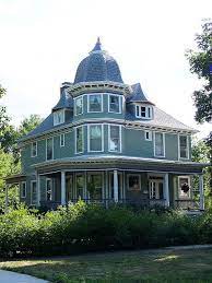 Charming Green Victorian House In