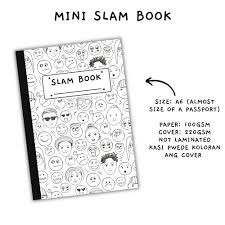 slam book with great s and