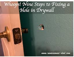 Nine Steps To Fixing A Hole In Drywall