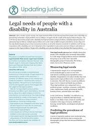 Much use is made of delegated legislation. Legal Needs Of People With A Disability In Australia Law And Justice