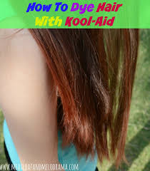Chemical dye can dry out hair, which results in breakage. How To Dye Your Hair With Kool Aid Meatloaf And Melodrama