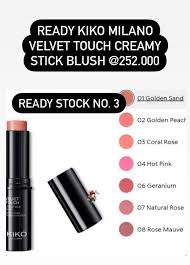 velvet touch creamy stick blush ounousa