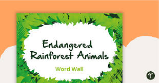 wildlife conservation voary words