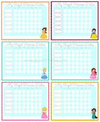 Printable Princess Chore Chart Chore Chart Kids Chore