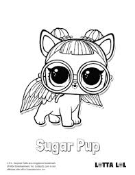 Click the sugar lol doll coloring pages to view printable version or color it online (compatible with ipad and android tablets). Sugar Pup Lol Pet Shop Clothing Shoes Online
