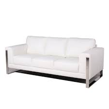 grayson leather sofa with metal leg in