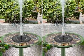 Outdoor Solar Fountain Pump Deal Wowcher
