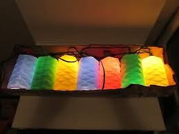 Patio Lanterns Blow Mold String Lights