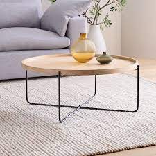 Willow 36 Coffee Table Cerused White West Elm