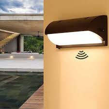 18w Outdoor Wall Light With Motion