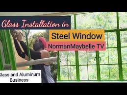 Installing Glass On Steel Window