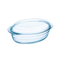 Homelux Oval Glass Casserole Dish And