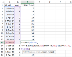 Create A Rolling Total In Excel Contextures Blog